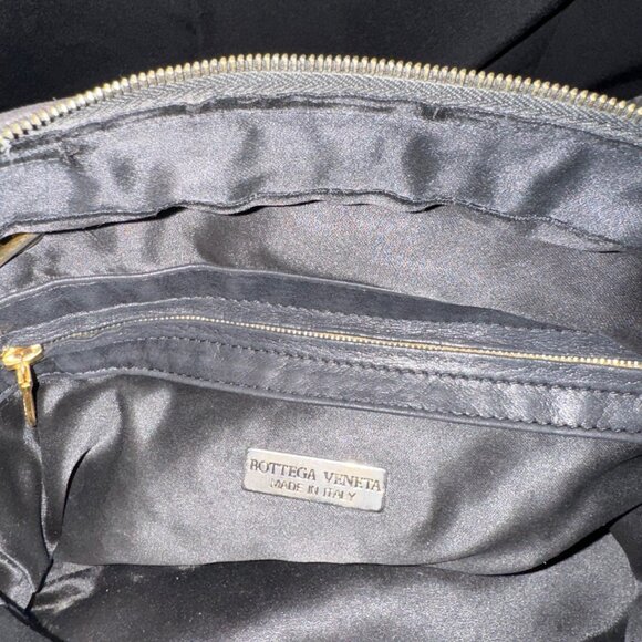 Bottega Veneta Classic black double shoulder strap woven leather bag - Picture 5 of 5